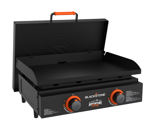 Blackstone Adventure Ready Outdoor Griddle, 2-Burner 22" Propane Flat Top Grill with Hard Cover