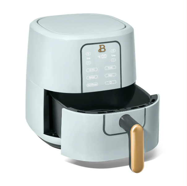 Beautiful 3 Qt Air Fryer with TurboCrisp Technology, Limited Edition Merlot by Drew Barrymore