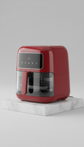 Glass-Front Air Fryer With Touch Controls